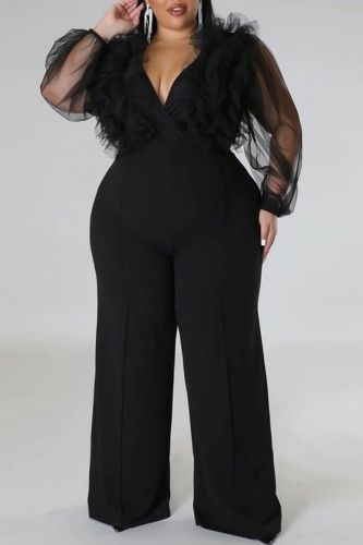 Patchwork Jumpsuit, Plus Size Wide Leg, Suit Type, Jumpsuit Fitted, Satin Style, Crop Top Dress, Jumpsuit Online, Plus Size Jumpsuit, Stylish Plus