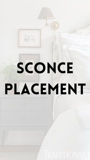 Kate on Instagram: "Sconce lighting is EVERYWHERE right now! But where can you put sconce lighting?! Let's talk about it! #sconcelight #accentlighting #homeupgrades #affordableupgrades" Where To Hang Sconces, Bed With Sconces On Each Side, Art With Sconces On Either Side, Where To Put Sconces, Tv With Sconces On Side, Mirror With Sconces On Each Side, Sconces Above Couch, Sconces Above Bed, Sconces Next To Tv