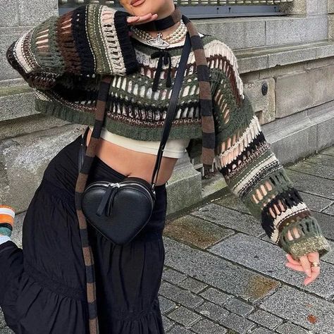 "Colorful Crochets Top Patterns"
https://youtu.be/mK6kv66_Irw?si=NZM8xqTAnvXJrf9B Dark Academia Sweater, Harajuku Grunge, Crop Pullover, Pull Oversize, Cropped Knit Sweater, Crochet Shrug, Cropped Pullover, Dress Sweater, Legging Sport