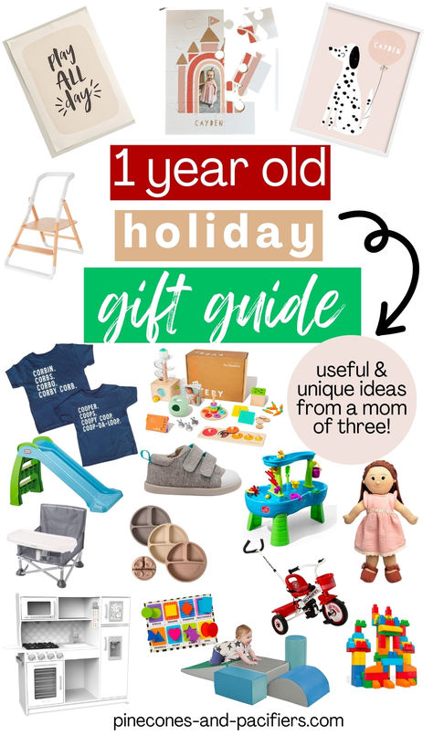 Discover the joy of gifting with our curated list of unforgettable 1-Year-Old Christmas gift ideas! Make this festive season extra special with presents that entertain, educate, and delight your little ones. Dive into our list for unique, child-safe, and fun-filled ideas that will make your toddler's first Christmas truly memorable. One year old gift ideas, one year old gift ideas not toys, unique baby gift ideas, christmas gifts for one year olds. One Year Old Christmas Gifts, One Year Old Gift Ideas, Unique Baby Gift Ideas, Awesome Birthday Gifts, Best Toddler Toys, Girls Gift Guide, Non Toy Gifts, Mom Of Three, Toddler Boy Gifts