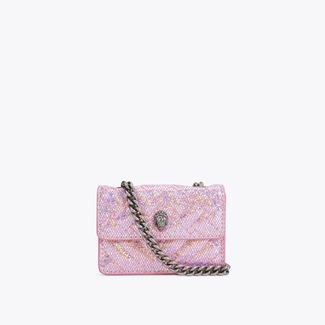 Bolsas Kurt Geiger, Quilted Cross, Micro Bag, Handbag Essentials, Chevron Patterns, Pink Crossbody Bag, Silver Eagle, Girly Bags, Fancy Bags