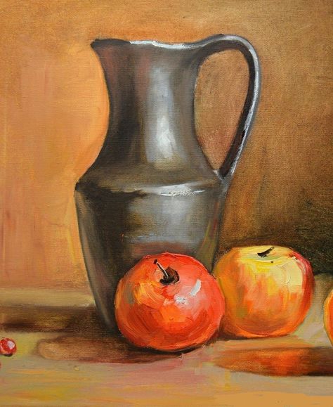 Drawing Ideas Still Life, Still Life Drawing Watercolors, Stil Life Painting, Easy Still Life Painting, Still Life Oil Pastel, Oil Pastel Still Life, Easy Still Life Drawing, Pastel Still Life, Soft Pastel Art