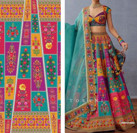 Saree Digital Print, Fashion Designing Course, Textile Prints Design, Choli Designs, Fashion Design Portfolio, Chaniya Choli, Photography Wallpaper, Indian Fashion Dresses, Floral Background