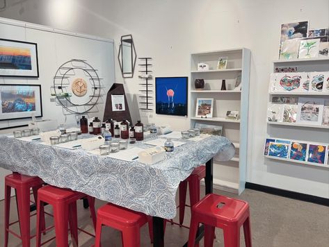 All set up for the Candle Making Workshop at Made in ALX @madeinalxva today can’t wait the fun begins at 2pm!!🎉🕯️🩵 @calmconnectwell @calmingconnectionwellness #selfcaregifts #selfcaresaturday #workshop #madeinalx #madeinalexandria #alexandriavirginia #oldtownnorth #oldtownalexandriava #alexandriava #candleworkshop #selfcare #candlemakers #calmconnectwell #calmingconnectionwellness Candle Making Workshop, Candle Workshop, Alexandria Virginia, April 6, Candle Making, Self Care, Candles, Canning, On Instagram