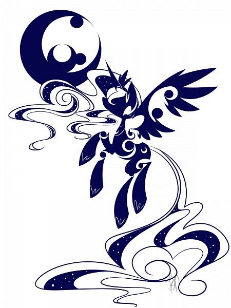 Luna is the best pony! My Little Pony Tattoo, Luna Tattoo, Celestia And Luna, My Little Pony Princess, Nightmare Moon, Moon Princess, My Lil Pony, Pony Party, Princess Luna