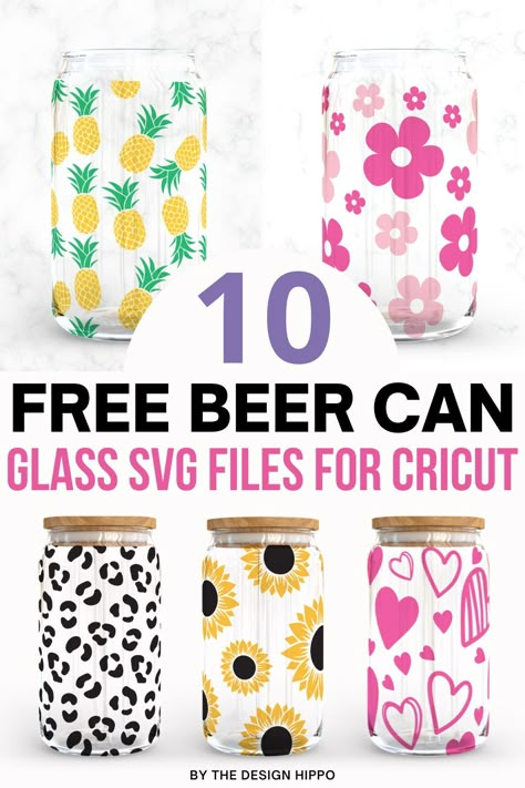 Cricut Designs For Tumblers, Cricut Images Free Svg Coffee, Diy Vinyl Glass Cups, Cricut Glasses Vinyl, Beer Can Glass Wrap Template Free, Vinyl Yeti Cup Ideas, Beer Glasses Vinyl Gift Ideas, Cricut Vinyl Tumbler Ideas, Glass Tumbler Cricut