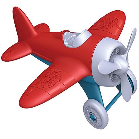 Red Airplane, Plastic Milk, Toy Plane, Airplane Toys, Ford Capri, Play Vehicles, Green Toys, Kids Gear, Racing Stripes