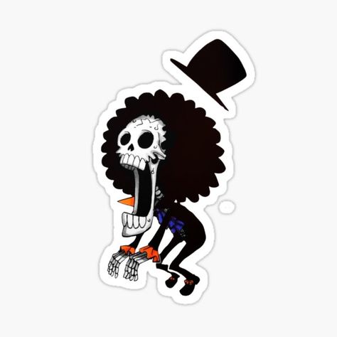 "BROOK FUNNY ONE PIECE" by SECRET STORE | Redbubble Brook One Piece Tattoo, Barba Branca One Piece, One Piece Stickers, Funny One Piece, One Piece Brook, Clever Pick Up Lines, Brook One Piece, Brooks One Piece, Hello Kitty Photos