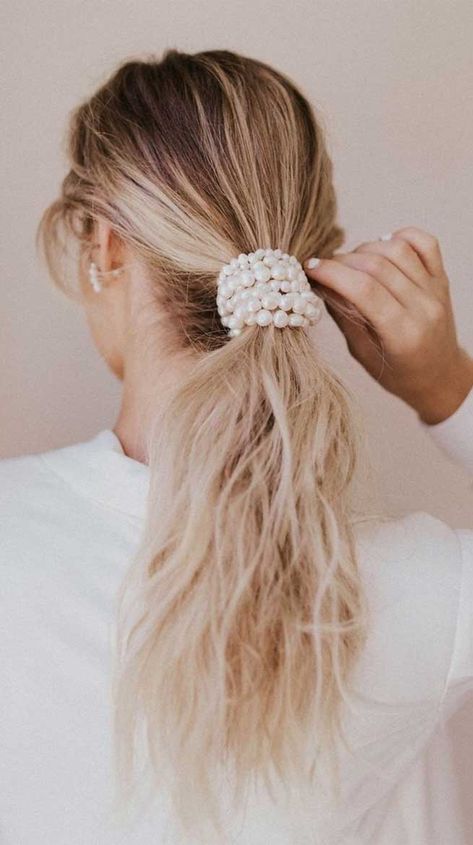 How To Draw Braids, Ponytail Wrap, Hair Photography, Bridal Hair Pins, Popular Hairstyles, Hair Photo, Pearl Hair, Latest Hairstyles, Bridal Hair Accessories