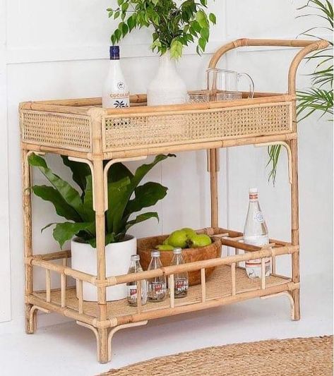 Little Boho Lane on Instagram: “🌿 BREEZE Rattan Bar Cart 😍 Listed on our website. #cheerstotheweekend . www.little-boholane.com” Wooden Bar Cart, Rattan Bar Cart, Rattan Bar, Rolling Bar Cart, Daybed With Storage, End Of Bed Bench, Rug Runner Kitchen, Rug Size Guide, Outdoor Cushions And Pillows