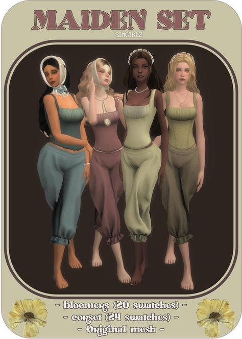 Sims 4 1300s Cc, Sims 4 Content, Mods Sims 4, Sims 4 Decades Challenge, Ts4 Mods, Sims Medieval, Sims 4 Challenges, Sims 4 Traits, Sims Clothes