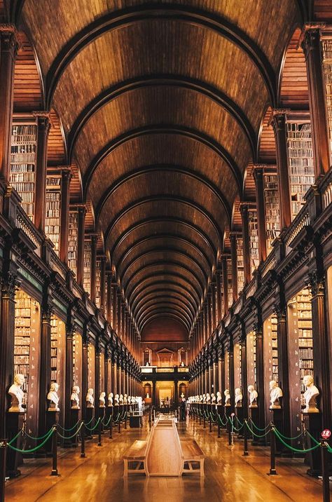 3 Day Tour Along Ireland's East Coast - Long Room Library Trinity College Dublin Trinity College Dublin Library, Ireland Library, Trinity Dublin, Dublin Street Style, Dublin Library, Trinity Library, Dublin Ireland Photography, Stairs Steel, Dublin Skyline