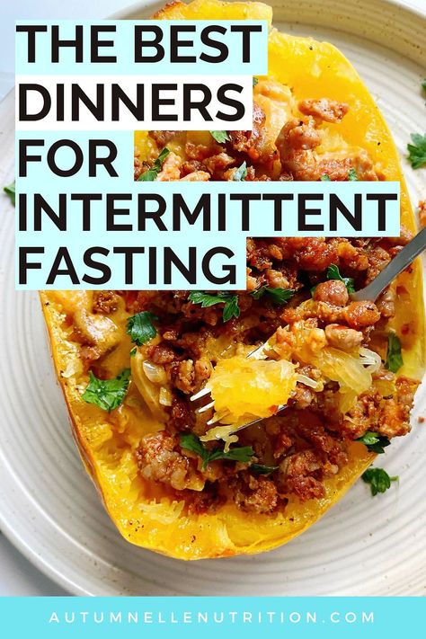 The Best Dinners For Intermittent Fasting [Fat Loss Goal] Autumnelle Nutrition, Recipes For Fasting, Best Dinners, Keto Cooking, Healthy Eating Recipes, Calorie Counting, Intermittent Fasting, Yummy Dinners, Dinner Ideas