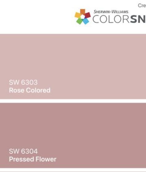 Pink Paint Swatches Aesthetic, Pink Waynes Coating, Pink Purple Paint Colors, Fading Rose Sherwin Williams, Sherwin Williams Pressed Flower, Pressed Flower Sherwin Williams, Sw Pink Paint Wall Colors, Mauve Pink Paint Colors, Vintage Pink Paint Colors