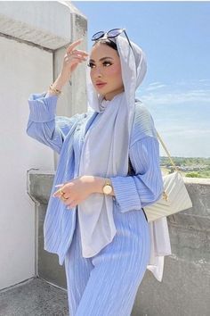 Hijabi Fashion Summer, Hijab Fashion Summer, Estilo Hijab, Stile Hijab, Street Hijab Fashion, Mode Zara, Modest Fashion Hijab, Muslim Outfits Casual, Hijab Style Casual