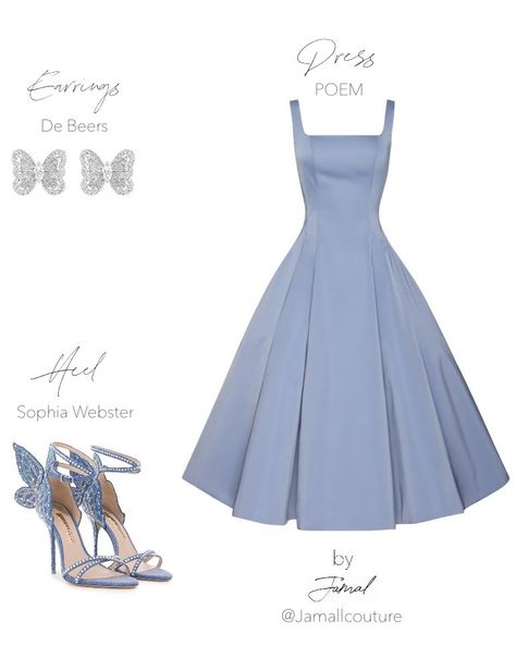 Cute Midi Dress, Blue Dresses Classy, Modern Royal Outfits, Royal Outfits Princesses, Best Winter Outfits, Gaun Fashion, Prom Dress Inspiration, Fashion Mistakes, Midi Skirts