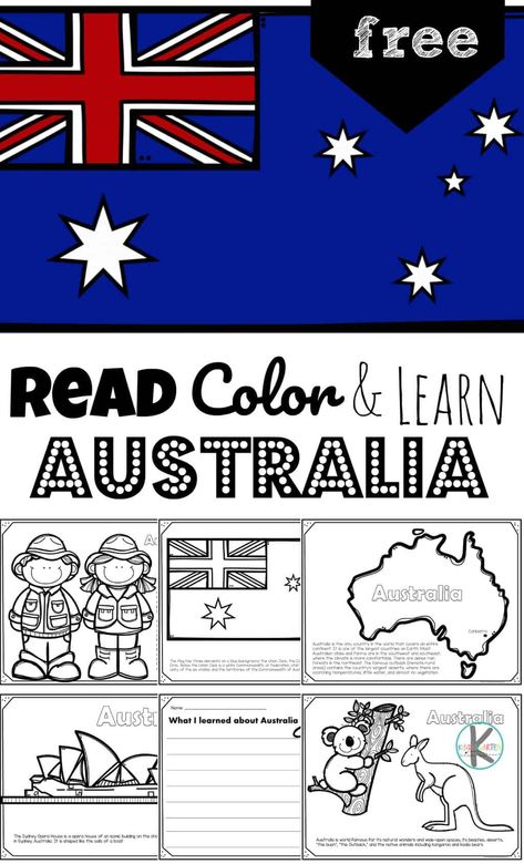 Australia Food For Kids, Australia Unit Study For Kids, Australia Activities Preschool, Australia Facts For Kids, Australia Preschool, Globe Activities, Zoomerang Vbs, Australia For Kids, Australia Facts