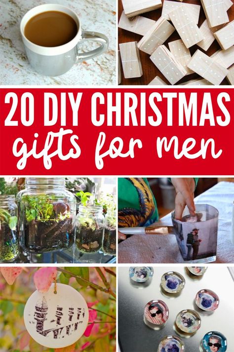 Looking for the perfect Christmas Gift for Men? You will love these DIY gifts for men. These are all unique gift ideas for men that are useful, thoughtful, and cheap. Your man will love homemade gifts this Christmas. Fathers, boyfriends, husbands, brothers... They all deserve the best gifts for men! #christmas #gifts #men Diy Christmas Gifts For Men, Homemade Gifts For Men, Gifts For Men Christmas, For Boyfriend, Christmas Gifts For Brother, Diy Gifts For Men, Gifts Men, Diy Xmas Gifts, Christmas Gifts For Husband