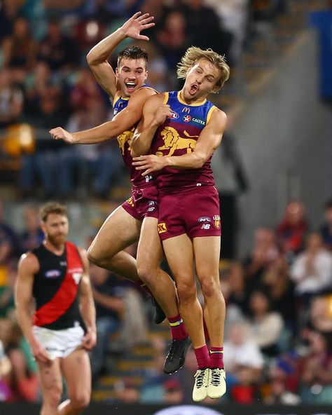 Brisbane Lions 🦁 | Round 24 Roar Moments 🦁 | Instagram Richmond Football Club, Brisbane Lions, Football Club, Dream Big, Brisbane, Lion, Football, Wallpapers, In This Moment