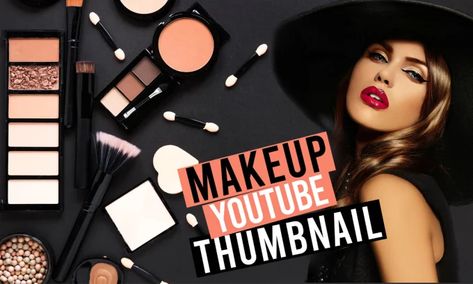 Makeup Thumbnail, Thumbnail For Youtube, Makeup Backgrounds, Youtube Video Thumbnail, Beauty Youtubers, Youtube Makeup, Book Design Layout, Brand Style Guide, About Makeup