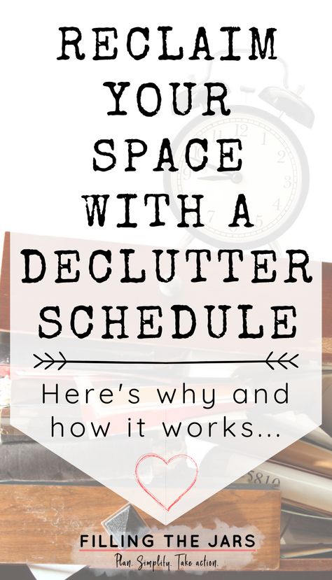 Declutter Schedule, Decluttering Schedule, Clutter Quotes, Clear Clutter, Special Friendship Quotes, Small House Organization, Declutter Checklist, Decluttering Inspiration, Declutter Home