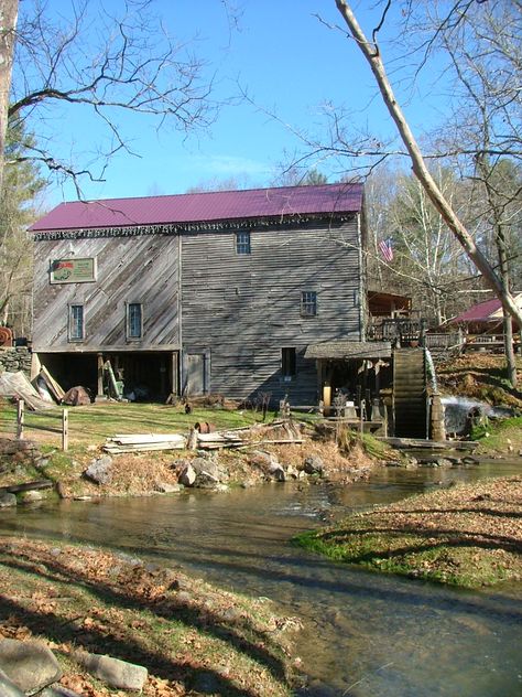 Park's Mill in Abingdon, VA Appalachian Heritage, Abingdon Va, Travel Virginia, Abingdon Virginia, Water Wheels, Southwest Virginia, Grain Elevators, Grist Mill, Virginia Travel