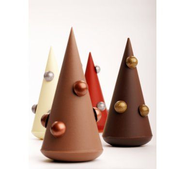 Holiday chocolates. Pierre Marcolini, Paris Pierre Marcolini, Chocolate Showpiece, Design Chocolate, Paris Christmas, Chocolate Tree, Chocolate Sculptures, Chocolate Work, Plating Presentation, Chocolate Pictures