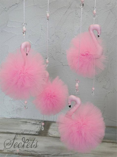 Flamingo Mobile, Swan Nursery Decor, Nursery Mobile Girl, Stars Baby Mobile, Nursery Planning, Mobile Girl, Girl Room Decor