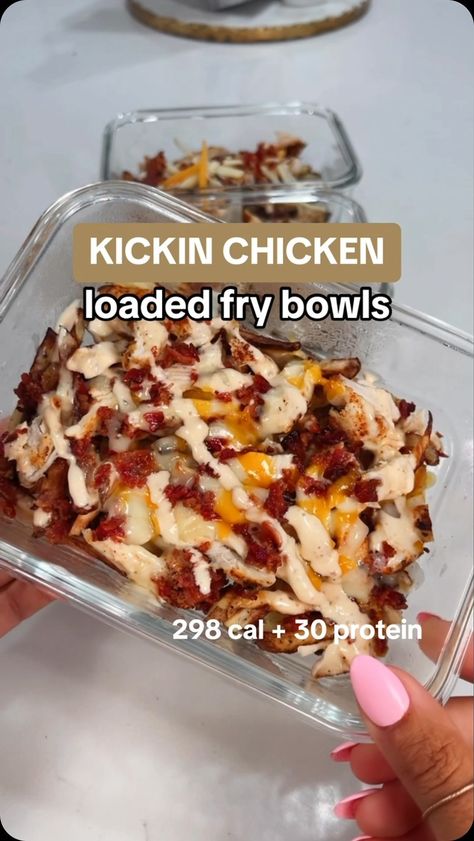 MaKayla Kim Thomas | fry girl summer 🍟 but make it high protein, low cal meal prep you’ll actually ENJOY 🔥🔥🔥 Feel free to bulk these up with veggies (I love… | Instagram Meal Prep For Boyfriend, Meal Prepped Dinners, Meal Plan Lunches Healthy, Healthy Lunches Low Calories, Best Way To Meal Prep, Healthy Recipes With Veggies, Low Calorie Recipes Meal Prep, Healthy Low Cal Meal Prep, Easy Healthy Chicken Meal Prep