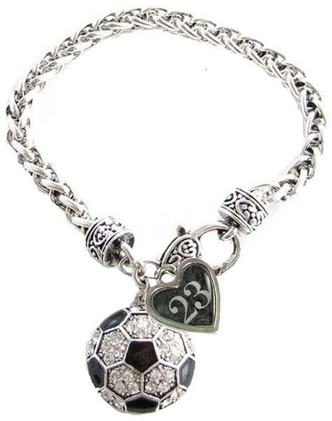 Custom Soccer Ball Crystal Claw Bracelet Jewelry Jersey Numbers 00-99 Available Soccer Jewelry, Claw Bracelet, Soccer Room, Silver Bracelet Jewelry, Jersey Numbers, Bracelets Women, Silver Plated Bracelet, Jewelry Bracelets Silver, Senior Night