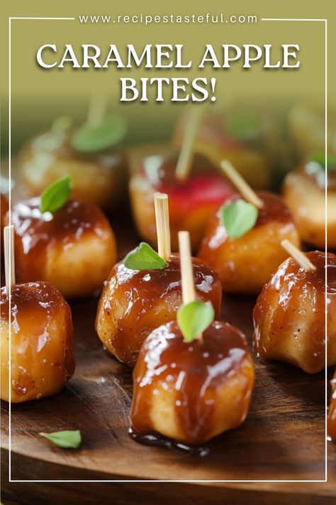 These Caramel Apple Bites combine crunchy pretzels, sweet caramel, and fresh apple pieces for a delightful and easy-to-make treat that’s perfect for fall gatherings and parties. Caramel Pretzel Bites, Pretzels Sweet, Caramel Apple Bites, Apple Bites, Apple Caramel, Apple Bite, How To Melt Caramel, Caramel Pretzels, Fall Gathering