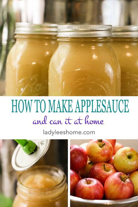 Macintosh Applesauce Recipes, Home Canned Applesauce, How To Make And Can Applesauce, How To Make Applesauce Homemade, Large Batch Applesauce, Applesauce Canning Recipes, Applesauce For Canning, How To Can Applesauce, Apple Recipes For Canning