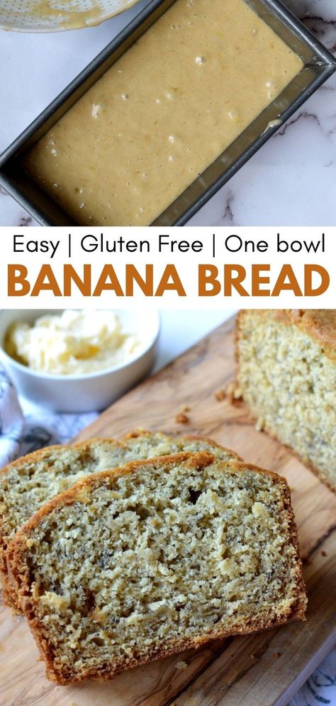 gluten free banana bread Banana Bread Recipe Gluten Free Easy, Celiac Baking Recipes, Gluten Free Moist Banana Bread, Banana Bread With Gluten Free Flour, Gluten Free Oatmeal Banana Bread, Making Gluten Free Bread, Banana Gf Recipes, Celiac Recipes Dessert, Gluten Free Flour Banana Bread