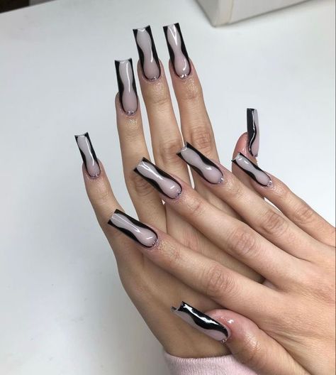 Euphoria Nails, Milky Nails, Ring Inspo, Acrylic Nails Coffin Pink, Long Square Acrylic Nails, Square Acrylic Nails, Nails Coffin, Heart Nails, Fire Nails