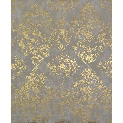 York Wallcoverings Stargazer 32.8' L x 20.8" W Metallic/Foiled Wallpaper Roll & Reviews | Wayfair Blue And Gold Wallpaper, Country Designs, York Wallpaper, Embossed Wallpaper, Manhattan Comfort, York Wallcoverings, Metallic Wallpaper, Damask Wallpaper, Gold Wallpaper