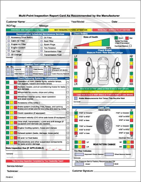 Ford multi-point inspection report card pdf #6 Vehicle Inspection Checklist, Car Detail Shop, Car Checklist, Car Inspection, Car Facts, Safety Inspection, Inspection Checklist, Maintenance Checklist, Business Marketing Plan