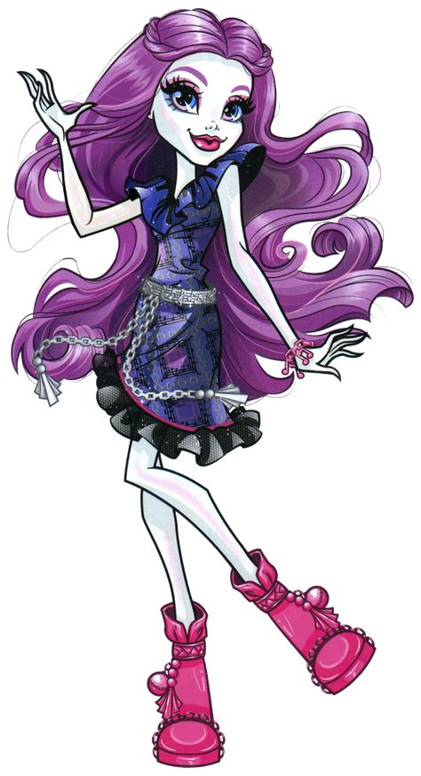 Monster High by Airi — Ari Hauntington. Basic. How do You Boo (First Day... Monster High Wiki, History Cartoon, Arte Monster High, Character Personality, Moster High, Catty Noir, Monster High Art, Monster High Characters, Purple Eyes