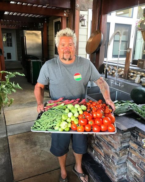 Inside Guy Fieri’s Ranch! Take a Tour of the TV Chef’s Santa Rosa Estate Guys Ranch Kitchen Recipes, Guys Ranch Kitchen, Guy Fieri Recipes, Sprawling Ranch, Celebrity Chef Recipes, Food Network Chefs, Ranch Kitchen, Ranch Chicken Recipes, Outdoor Cooking Spaces