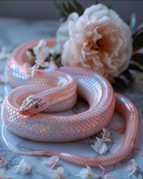 Serpent Art, Snake Aesthetic, Snake Pink, Cute Wallpaper Iphone, Aesthetic Wallpaper Dark, Aesthetic Wallpapers Iphone, Pretty Snakes, Colorful Snakes, The Best Wallpapers