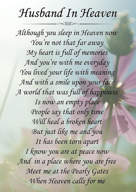 Miss My Husband Quotes, Mum In Heaven, Happy Anniversary To My Husband, Remembrance Quotes, Heaven Poems, Missing My Husband, Letter From Heaven, Happy Birthday In Heaven, In Loving Memory Quotes