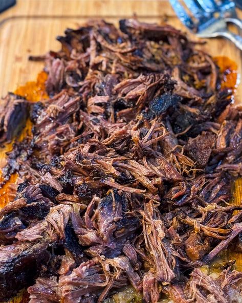 Smoked Shredded Beef Tacos Roast Beef Burritos, Smoked Shredded Beef, Homemade Corn Salsa, Smoked Roast, Roast In Dutch Oven, Smoked Beef Roast, Beef Shoulder Roast, Oven Roast Beef, Shredded Beef Recipes