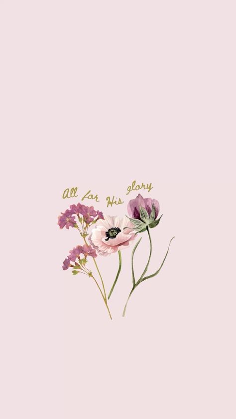 Glory To The Lord, Bible Verse Profile Picture, Floral Christian Wallpaper, All For His Glory Wallpaper, Spring Bible Verse Wallpaper, Spring Christian Wallpaper, God Lockscreen, Pink Christian Aesthetic, Proverbs Women