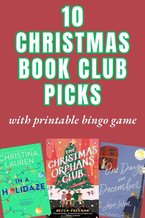 10 Best Adult Christmas Books for Book Clubs in December Middle Grade Christmas Books, Christmas Book Club Books, Christmas Book Club Ideas, Book Club Christmas Party Ideas, Christmas Book Club Party, Christmas Book Exchange, Christmas Books For Adults, Christmas Book Club, December Books