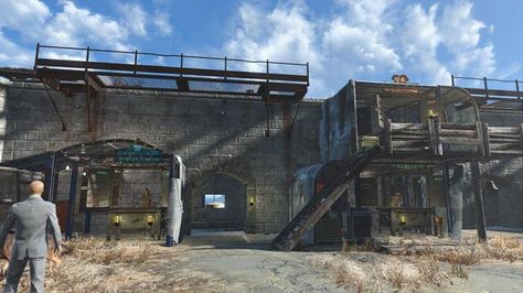 The Castle - Album on Imgur Fallout 4 Settlement, Fallout 4 Tips, Fallout Settlement, Fallout 4 Settlement Ideas, Base Building, Fallout Art, Apocalyptic Fashion, Fall Out 4, Building Concept