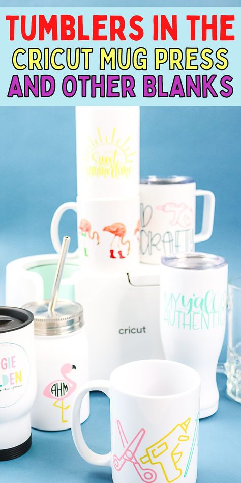 Cricut tumblers DIY. How to make tumblers. How to personalize tumblers. Cricut Tumblers, Cricut Projects Easy, Cricut Mug Press, How To Use Cricut, Branded Mugs, Diy Tumbler, Sublimation Ideas Projects Inspiration, Cricut Explore Projects, Maker Project