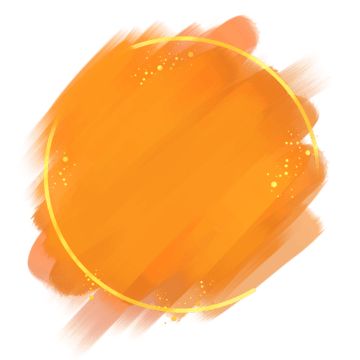 Orange Watercolor Background, Background Circle, Brush Strokes Painting, Brush Effect, Orange Circle, Watercolor Border, Orange Watercolor, Remove Background From Image, Acrylic Paint Brushes