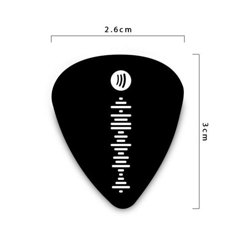 Guitar Picks Diy, Cool Guitar Picks, Pick Guitar, Custom Guitar Picks, Spotify Code, Unique Guitars, 3d Printing Diy, Music Jewelry, Cute Birthday Gift