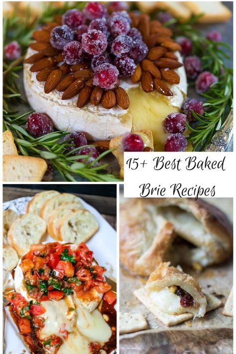 Best Baked Brie, Stuffed Brie, Pecan Baked Brie, Baked Brie Recipes, Apple Butter Crock Pot, Cranberry Baking, Simple Family Meals, Brie Recipes, Cheap Easy Meals