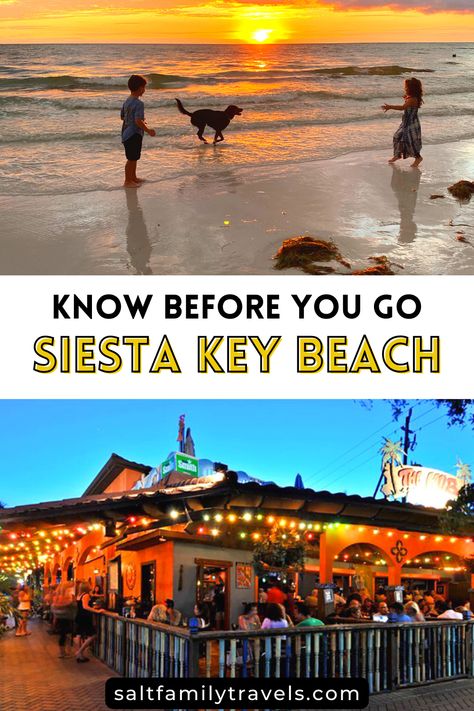 Our list of 21 best things to do in Siesta Key Beach. Siesta Key is a complete slice of paradise just a short drive from Sarasota. This 8 mile-long white sand island is on the Gulf of Mexico. You can’t find a beach, sunset or the very lively village anywhere else. We’ll share with you our tips and recommendations on things to do in Siesta Key Beach, where to stay, and where to eat! Siesta Beach Florida, Things To Do Siesta Key Florida, Siesta Key Packing List, Florida In December, Where To Stay In Siesta Key Florida, Siesta Key Restaurants, Siesta Key Beach Florida, Siesta Key Village Florida, Fort Meyers