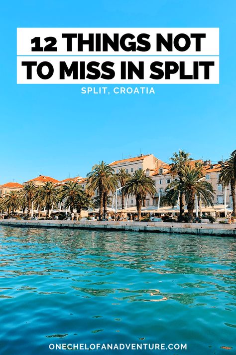 Best Things To Do in Split, Croatia - 12 Things Not to Be Missed! 30 Bucket List, Best Beaches To Visit, Krka National Park, Croatia Holiday, Bucket List Ideas, Plitvice Lakes National Park, Split Croatia, Plitvice Lakes, Mediterranean Cruise